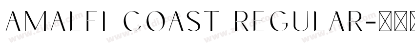 Amalfi Coast Regular字体转换 Amalfi Coast Regular字体转换